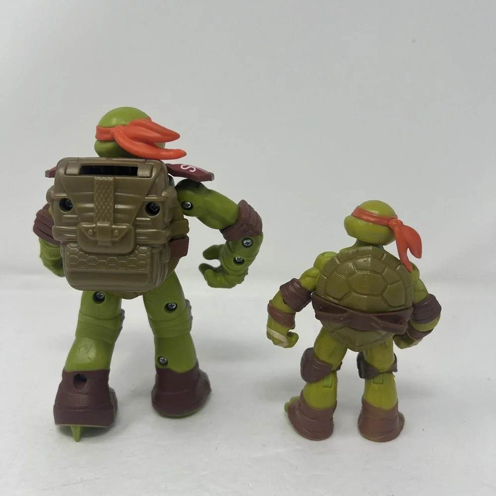 Teenage Mutant Ninja Turtles 2 Michelangelo Action Figure 4.5 5.5 Inch TMNT Toy